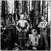 Star Wars : Episode VI - Le Retour du Jedi : photo Anthony Daniels, Carrie Fisher, George Lucas, Harrison Ford, Kenny Baker