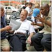16 Blocs : photo Bruce Willis, Richard Donner, Yasiin Bey