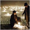 Le Prestige : photo Andy Serkis, Christopher Nolan, Hugh Jackman