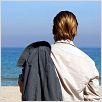 La possibilité d'une île : photo Benoît Magimel, Michel Houellebecq