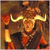 Indiana Jones et le Temple maudit : photo Amrish Puri, Steven Spielberg