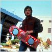 Retour vers le futur II : photo Michael J. Fox, Robert Zemeckis