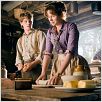 Cheval de guerre : Photo Emily Watson, Jeremy Irvine, Steven Spielberg