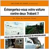 Echangeriez-vous votre voiture contre deux Trabant ? : affiche