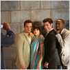 Photo Jake M. Johnson, Lamorne Morris, Max Greenfield, Rob Reiner, Zooey Deschanel