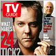 24 heures chrono : Couverture magazine Kiefer Sutherland
