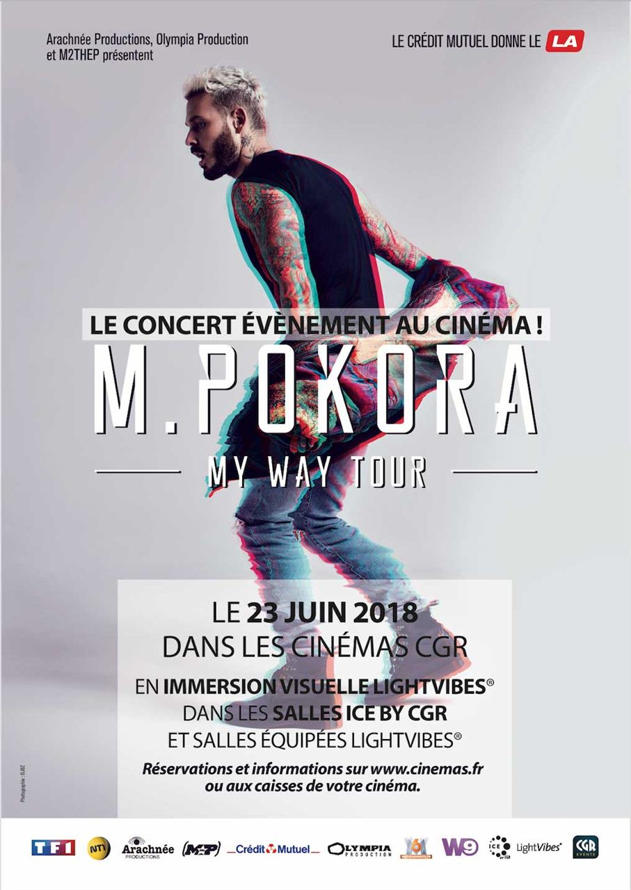 M. Pokora My way tour (CGR Events) au Cinéma Limoges Ester Grand Ecran