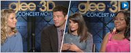 Glee enflamme le grand écran: les artistes au micro ! [VIDEO]