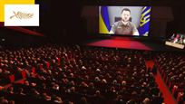 Cannes : "Le dictateur va perdre", le président ukrainien célèbre le pouvoir du cinéma en ouverture du festival