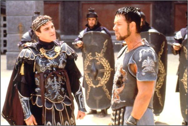 Gladiator : Photo Joaquin Phoenix, Ridley Scott, Russell Crowe