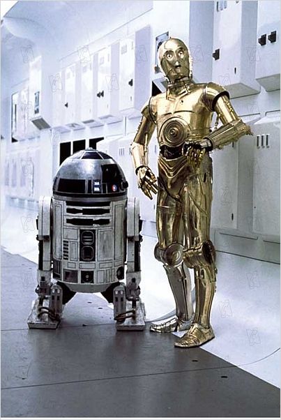 Star Wars : Episode IV - Un nouvel espoir (La Guerre des étoiles) : Photo Anthony Daniels, George Lucas