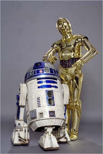 Star Wars : Episode III - La Revanche des Sith : Photo Anthony Daniels, George Lucas, Kenny Baker