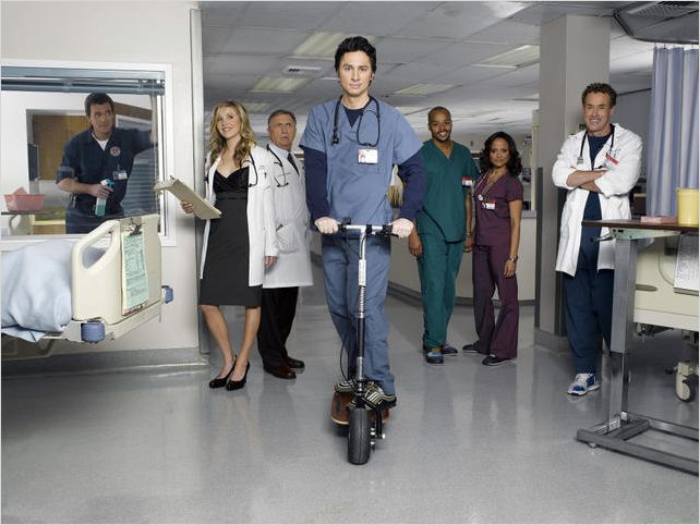 Scrubs : photo Donald Faison, John C. McGinley, Judy Reyes, Ken Jenkins, Neil Flynn