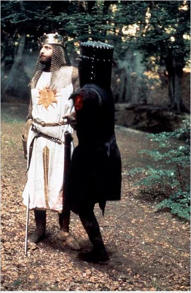 Monty Python, sacré Graal : photo Graham Chapman, John Cleese, Terry Jones