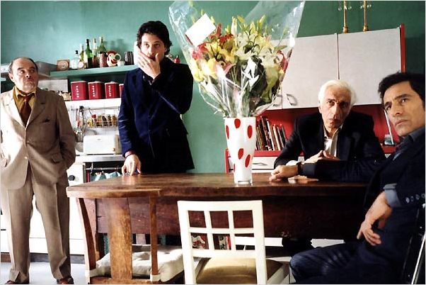 Les Parrains : Photo Frédéric Forestier, Gérard Darmon, Gérard Lanvin, Jacques Villeret, Pascal Reneric