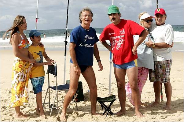 Camping : Photo Antoine Duléry, Claude Brasseur, Elliot Parillaud, Fabien Onteniente, Franck Dubosc