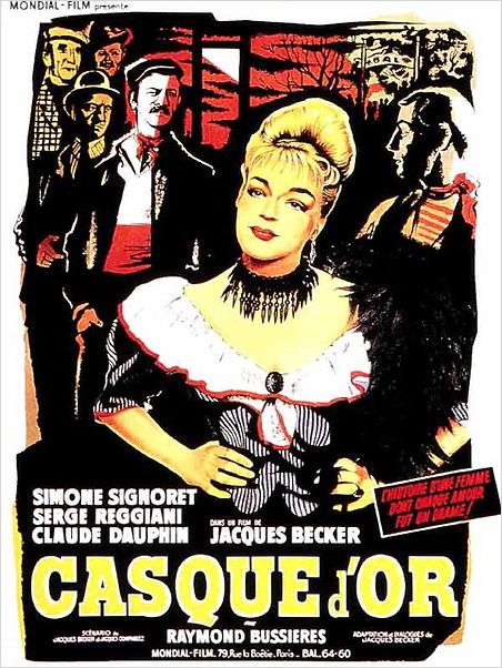 Casque d'or : affiche Jacques Becker, Simone Signoret
