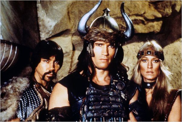 Conan le barbare : Photo Arnold Schwarzenegger, Gerry Lopez, John Milius, Robert E. Howard, Sandahl Bergman