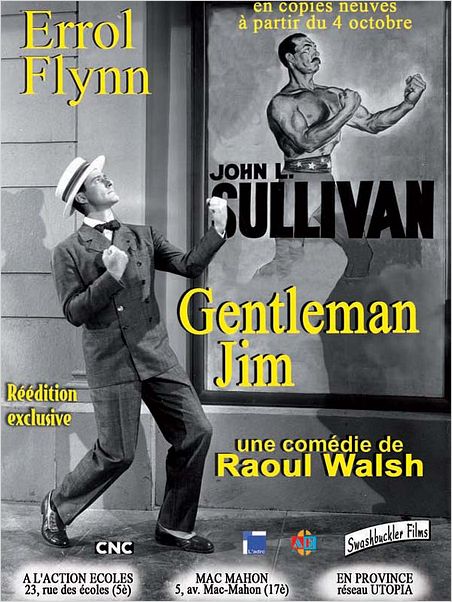 Gentleman Jim : affiche Raoul Walsh