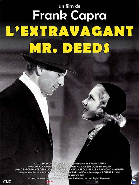 L'Extravagant Mr. Deeds : affiche