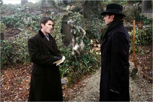 Le Prestige : Photo Christian Bale, Christopher Nolan, Hugh Jackman