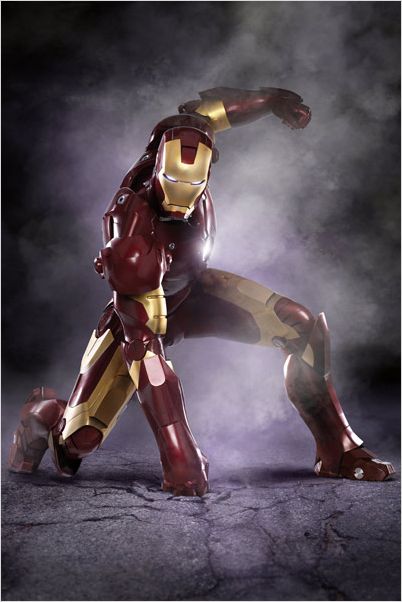 Iron Man : Photo Jon Favreau, Robert Downey Jr.