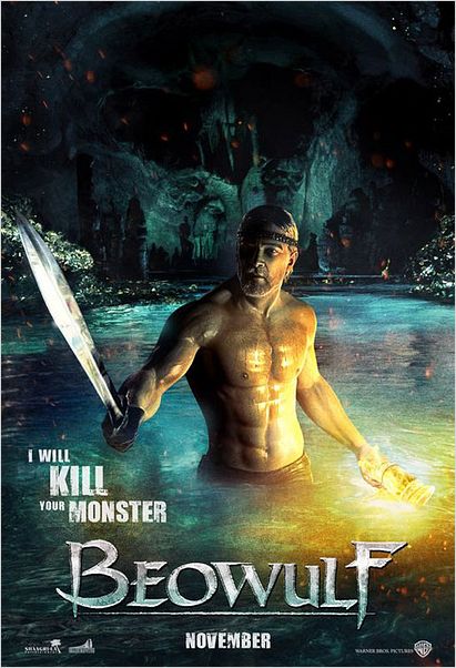 La Légende de Beowulf : affiche Ray Winstone, Robert Zemeckis