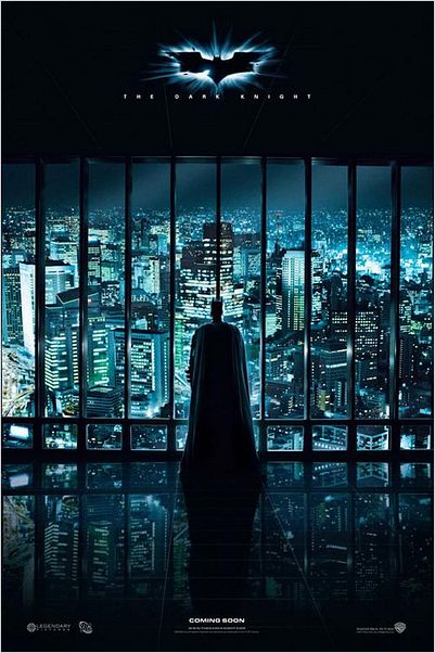 The Dark Knight, Le Chevalier Noir : Affiche Christian Bale, Christopher Nolan