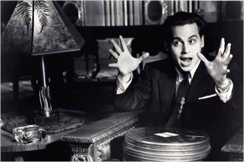 Ed Wood : photo Johnny Depp, Tim Burton