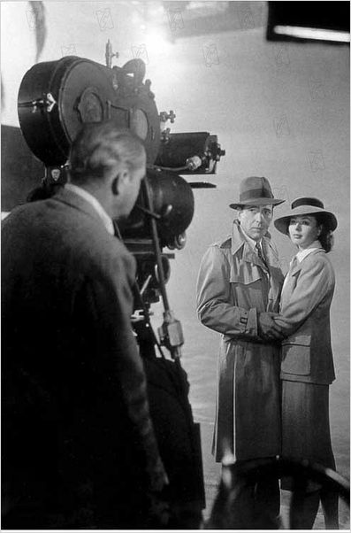 Casablanca : photo Humphrey Bogart, Ingrid Bergman, Michael Curtiz