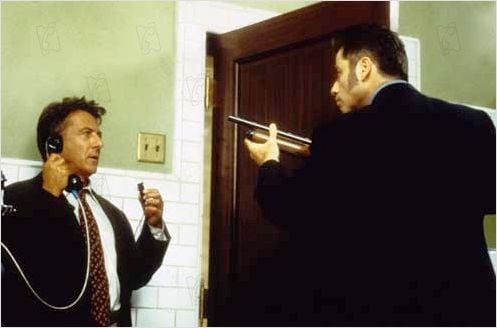 Mad City : photo Costa-Gavras, Dustin Hoffman, John Travolta