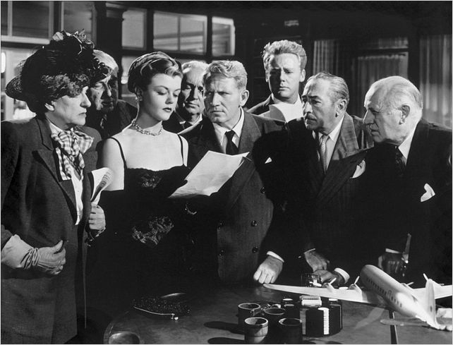 L'Enjeu : photo Adolphe Menjou, Angela Lansbury, Howard Smith, Spencer Tracy, Van Johnson