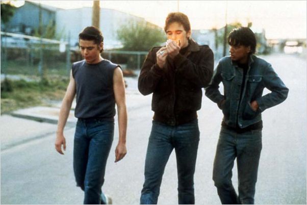 Outsiders : photo C. Thomas Howell, Francis Ford Coppola, Matt Dillon, Ralph Macchio