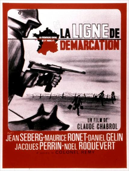 La Ligne de démarcation : affiche Claude Chabrol