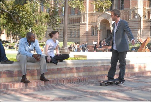 Dr House : photo Hugh Laurie, Jennifer Morrison, Omar Epps