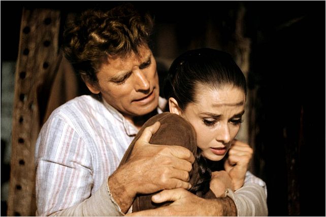 Le Vent de la plaine : Photo Audrey Hepburn, Burt Lancaster, John Huston