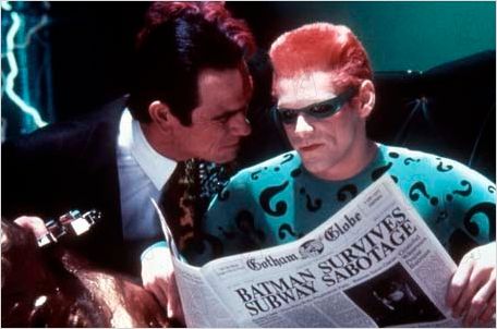 Batman Forever : photo Jim Carrey, Joel Schumacher, Tommy Lee Jones