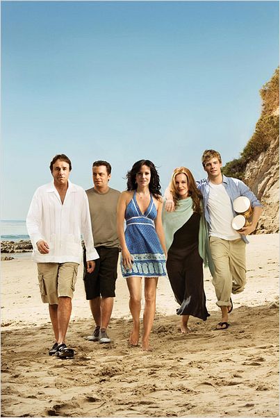 Weeds : photo Elizabeth Perkins, Hunter Parrish, Justin Kirk, Kevin Nealon, Mary-Louise Parker