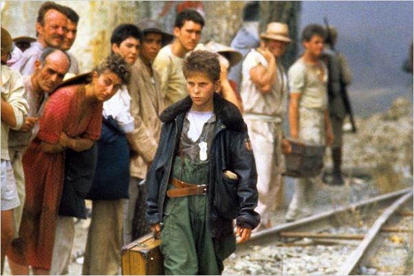 L'Empire du soleil : Photo Christian Bale, Steven Spielberg