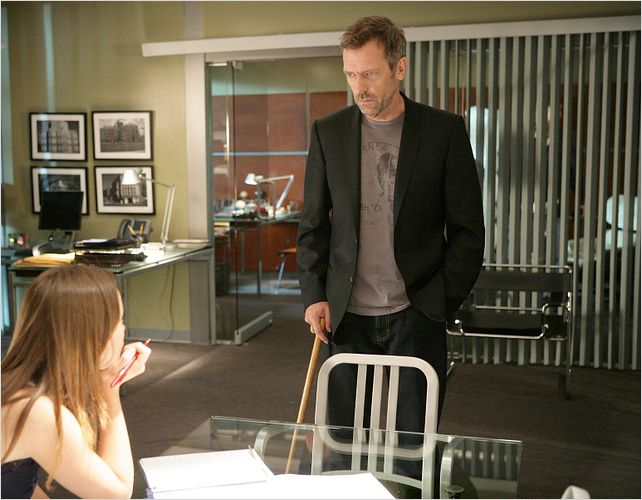 Dr House : photo Hugh Laurie, Olivia Wilde
