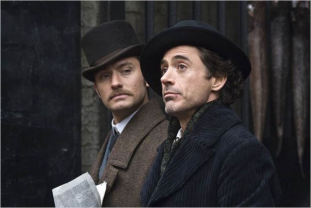 Sherlock Holmes : Photo Guy Ritchie, Jude Law, Robert Downey Jr.