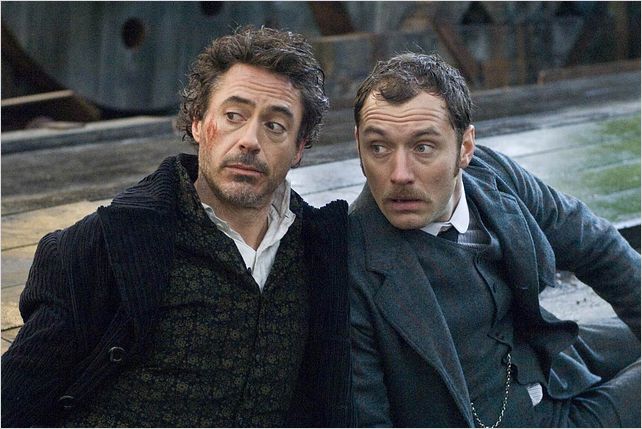 Sherlock Holmes : Photo Guy Ritchie, Jude Law, Robert Downey Jr.