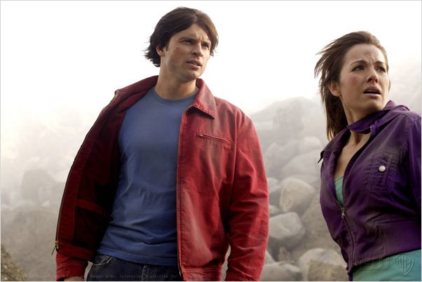 Smallville : photo Erica Durance, Tom Welling