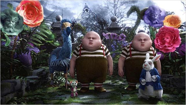 Alice au Pays des Merveilles : photo Matt Lucas, Tim Burton