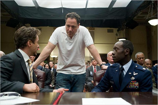Iron Man 2 : Photo Don Cheadle, Jon Favreau, Robert Downey Jr.