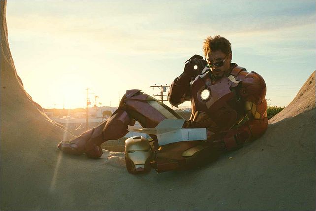 Iron Man 2 : Photo Jon Favreau, Robert Downey Jr.