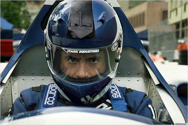 Iron Man 2 : Photo Jon Favreau, Robert Downey Jr.