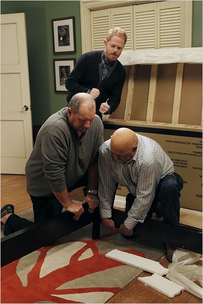 Modern Family : photo Barry Corbin, Eric Stonestreet, Jesse Tyler Ferguson