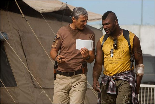 L'Agence tous risques : photo Joe Carnahan, Liam Neeson, Quinton Rampage Jackson