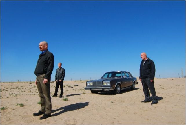 Breaking Bad : photo Aaron Paul, Bryan Cranston, Jonathan Banks